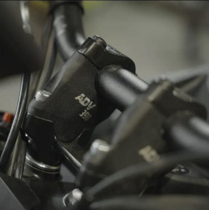 ZANA Angular Handlebar Riser For KTM ADV 390 2025 ( Aluminium Black ) - ZI-8570