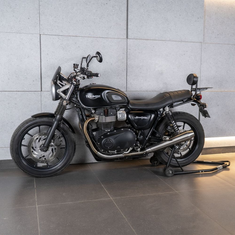 ZANA Back Rest With Parcel Shelf For Triumph Street Scrambler-ZP-032