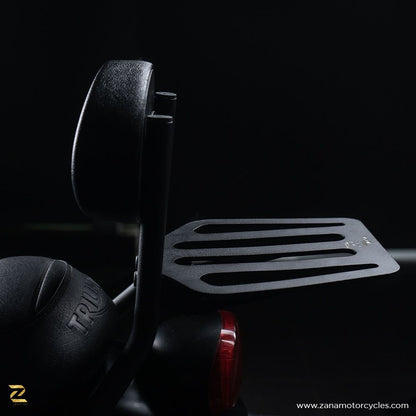 ZANA Back Rest with Parcel Shelf for Triumph Street Twin-ZP-032