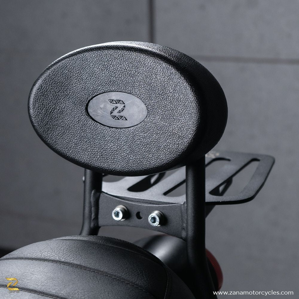 ZANA Back Rest with Parcel Shelf for Triumph Street Twin-ZP-032