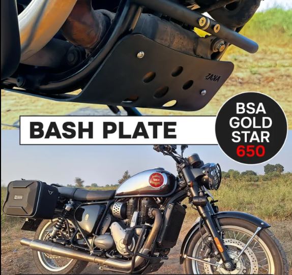 ZANA Bash Plate for BSA Goldstar 650 (Aluminum Black) - ZI-8539