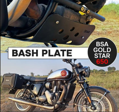 ZANA Bash Plate for BSA Goldstar 650 (Aluminum Black) - ZI-8539