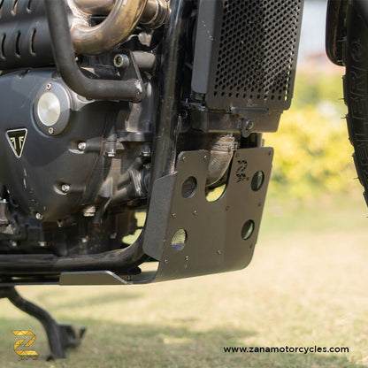 ZANA Bash Plate for Triumph Street Twin-(Type-2)- ZP-037