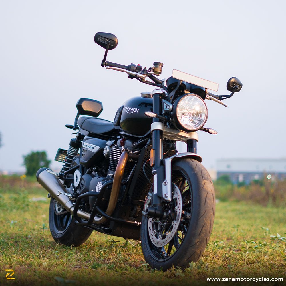 ZANA Black Radiator Guard Honeycomb for Triumph Speed Twin 900- ZP-039