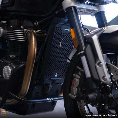 ZANA Black Radiator Guard Honeycomb for Triumph Speed Twin 900- ZP-039
