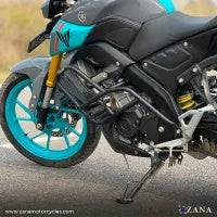 ZANA Crash Guard With Slider Black For Yamaha MT 15 - ZI-8387 - Riders Junction