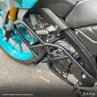 ZANA Crash Guard With Slider Black For Yamaha MT 15 - ZI-8387 - Riders Junction