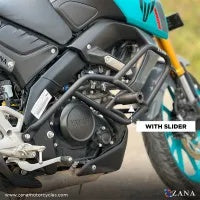 ZANA Crash Guard With Slider Black For Yamaha MT 15 - ZI-8387 - Riders Junction