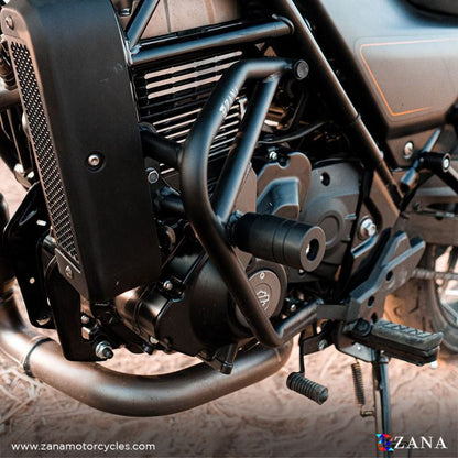 ZANA Crash Guard With Slider For Harley Davidson X440 - Black - ZI-8480 - Riders Junction