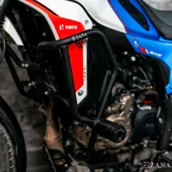 ZANA Crash Guard With Slider Texture Matt Black For X-Pulse 210-ZI-8593