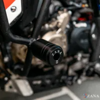 ZANA Crash Guard With Slider Texture Matt Black For X-Pulse 210-ZI-8593