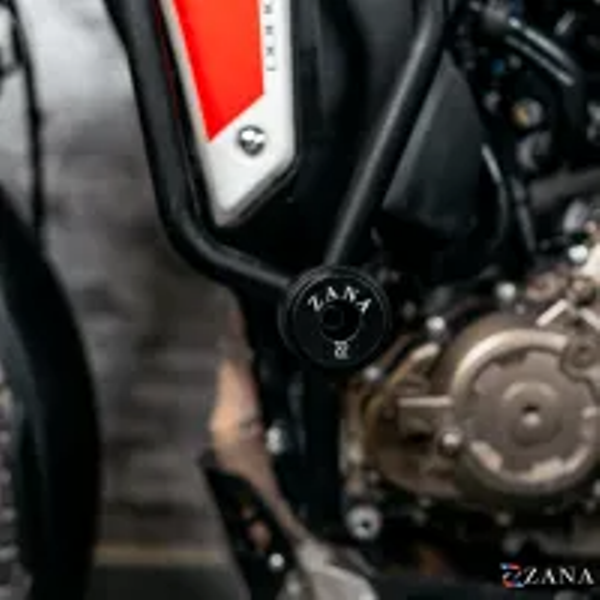 ZANA Crash Guard With Slider Texture Matt Black For X-Pulse 210-ZI-8593