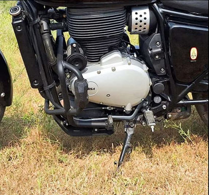 ZANA Crash Guard for BSA Goldstar 650 with Slider Puck (Mild Steel Black) - ZI-8529