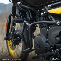 ZANA Crash Guard for Himalayan 450 (with Slider Black Texture Mild Steel) Type-2 - ZI- 8434