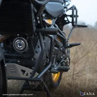 ZANA Crash Guard for Himalayan 450 (with Slider Black Texture Mild Steel) Type-2 - ZI- 8434 - Riders Junction