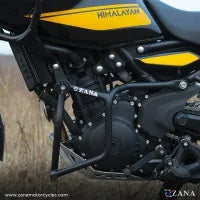 ZANA Crash Guard for Himalayan 450 (with Slider Black Texture Mild Steel) Type-2 - ZI- 8434 - Riders Junction