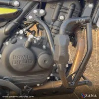 ZANA Crash Guard for Himalayan 450 (with Slider Puck Black Texture Mild Steel) Type-3 - ZI-8455 - Riders Junction