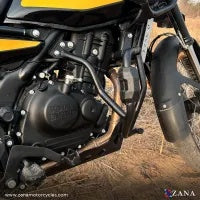 ZANA Crash Guard for Himalayan 450 (with Slider Puck Black Texture Mild Steel) Type-3 - ZI-8455 - Riders Junction