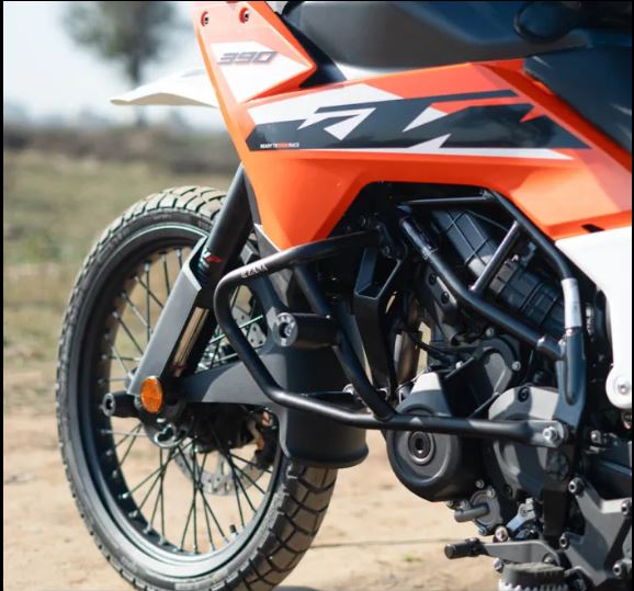 ZANA Engine Guard With Slider Black For KTM ADV 390 2025 - ZI-8555