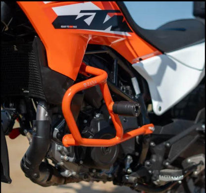 ZANA Engine Guard With Slider Orange For KTM ADV 390 2025 - ZI-8556