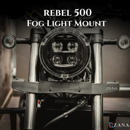 ZANA Fog Light Mount For Honda Rebel 500 ( Coming Soon Pre-Booking Open Now) - ZI-8628