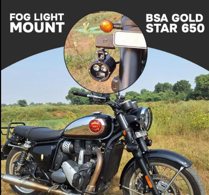 ZANA Fog Light Mount for BSA Goldstar 650 (Mild Steel) - ZI-8538