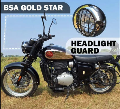 ZANA Headlight Grill for BSA Goldstar 650 (Stainless Steel Black) T-1 - ZI-8533