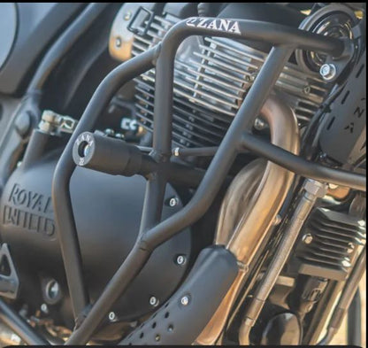 ZANA Leg Guard / Crash Guard with Slider for Bear 650 (MS Black) - ZI-8541