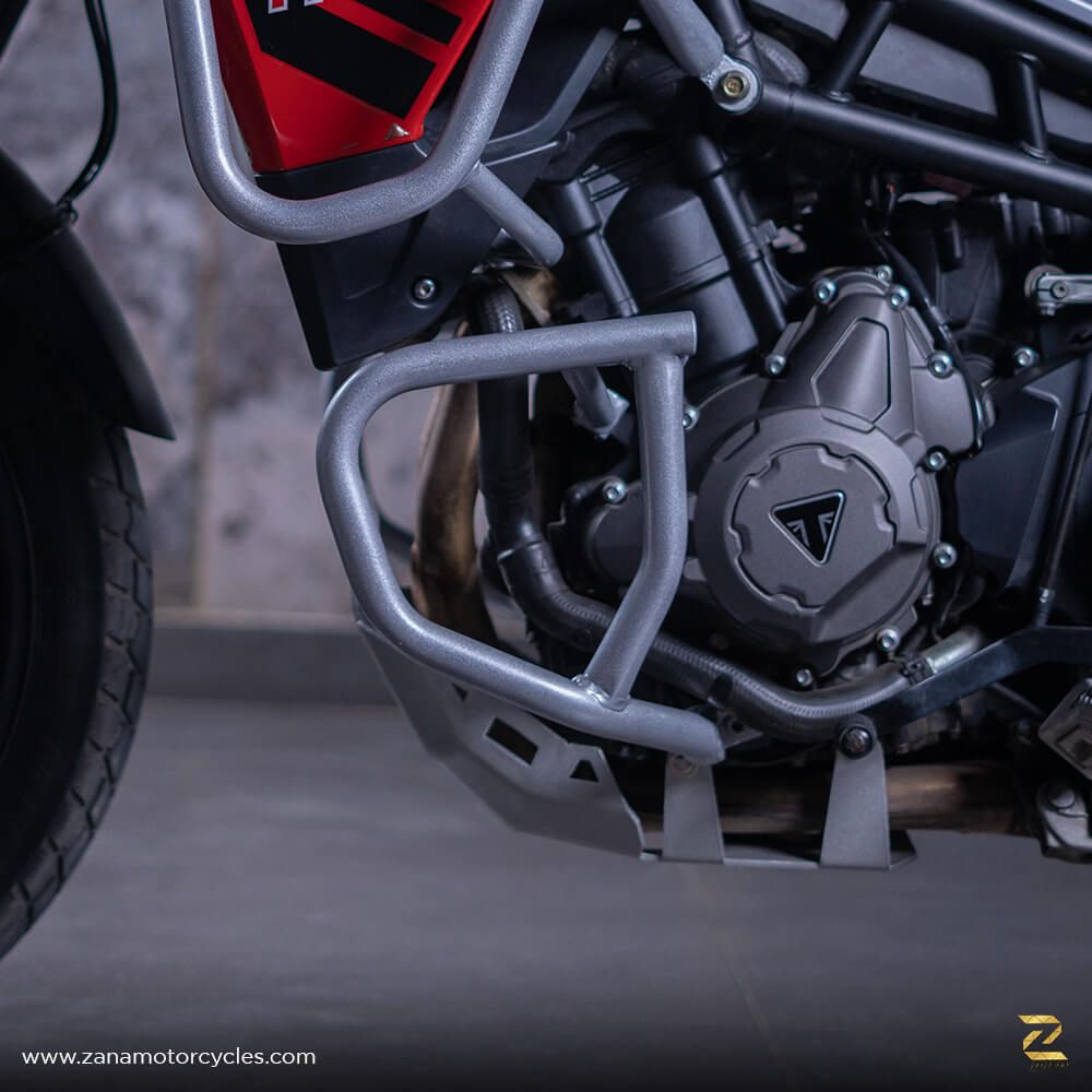 ZANA Lower Engine Guard for Triumph Tiger 850-Sliver- ZP-084
