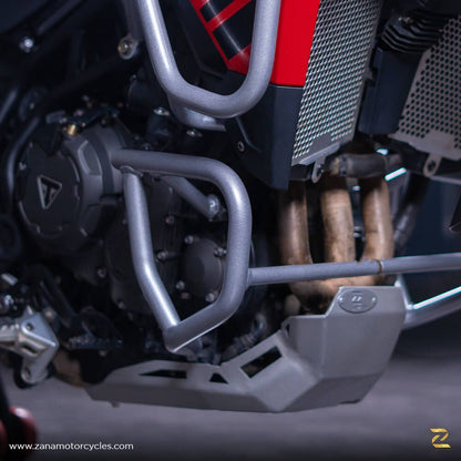 ZANA Lower Engine Guard for Triumph Tiger 850-Sliver- ZP-084