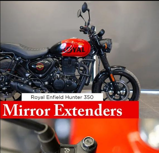 ZANA Mirror Extender Aluminum For Hunter 350 - ZI-8340