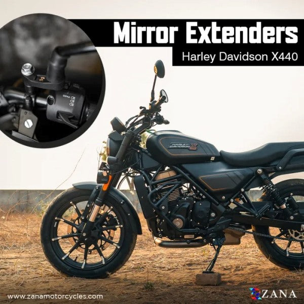 ZANA Mirror Extender for Harley Davidson X440 - ZI-8344