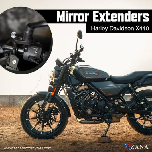 ZANA Mirror Extender for Harley Davidson X440 - ZI-8344