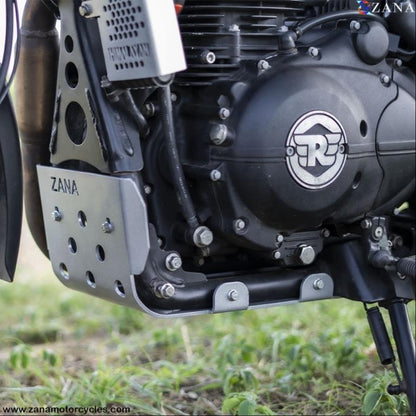 ZANA New Bash Plate for Hmalayan BS6 (2021-22) - Silver - ZI-8222