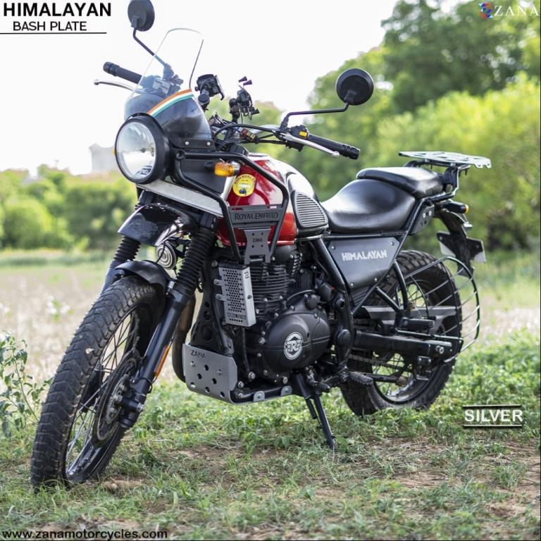 ZANA New Bash Plate for Hmalayan BS6 (2021-22) - Silver - ZI-8222