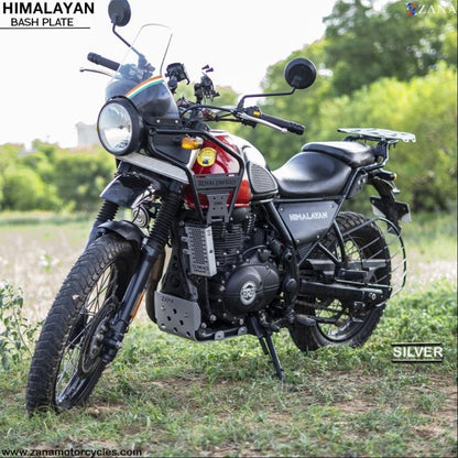 ZANA New Bash Plate for Hmalayan BS6 (2021-22) - Silver - ZI-8222