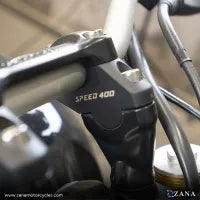 ZANA Offset Handle Bar Riser Black For Triumph Speed 400 - ZI-8357 - Riders Junction