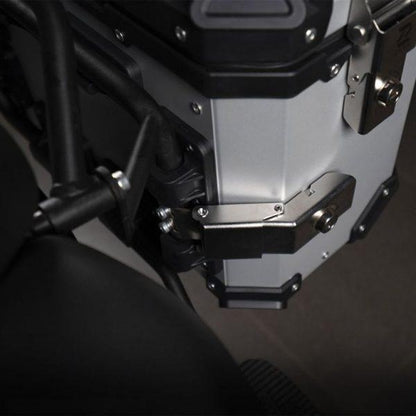 ZANA Panniers (36 LTR ) Aluminum Silver With Frame For Himalayan 452 -ZI-8439 LS - Riders Junction