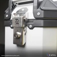 ZANA Panniers (36ltr )aluminium Silver With Frame For Suzuki V-strom 250 - ZI-8453 LS - Riders Junction