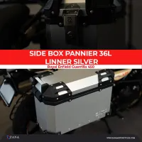 ZANA Panniers for RE Guerrilla 450 L-Flat Aluminium Silver (36 litre) - ZI-8523 LS