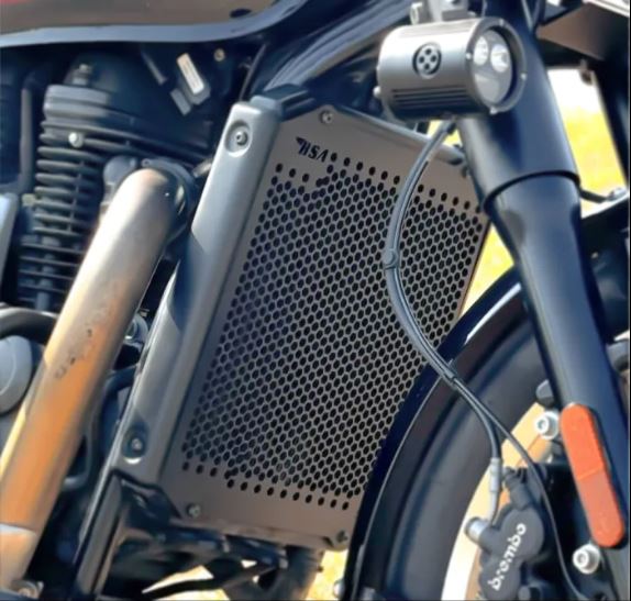 ZANA Radiator Grill Honeycomb for BSA Goldstar 650 (Black) - ZI-8535