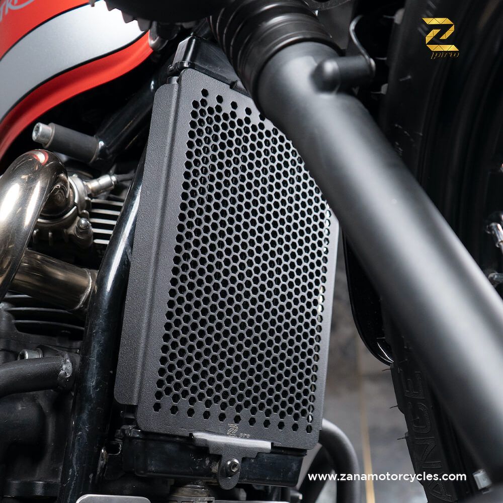 ZANA Radiator Grill Honeycomb for Triumph Street Scrambler-(Black)- ZP ...