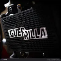 ZANA Radiator Grill With Logo for Guerrilla 450 (Honeycomb Black Texture) - Type-2 (Coming Soon) - ZI-8526