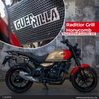 ZANA Radiator Grill With Logo for Guerrilla 450 (Honeycomb Black Texture) - Type-2 (Coming Soon) - ZI-8526