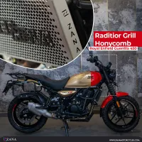 ZANA Radiator Grill With Logo for Guerrilla 450 (Honeycomb Silver) - Type-3 (Coming Soon) - ZI-8527