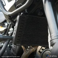 ZANA Radiator Guard Aluminium Black For Himalayan 450 - ZI-8438
