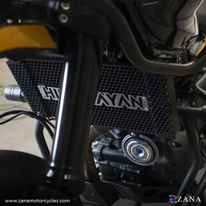  ZANA Radiator Guard Black with Himalayan Logo for Himalayan 452 - ZI-8444 - Riders Junction