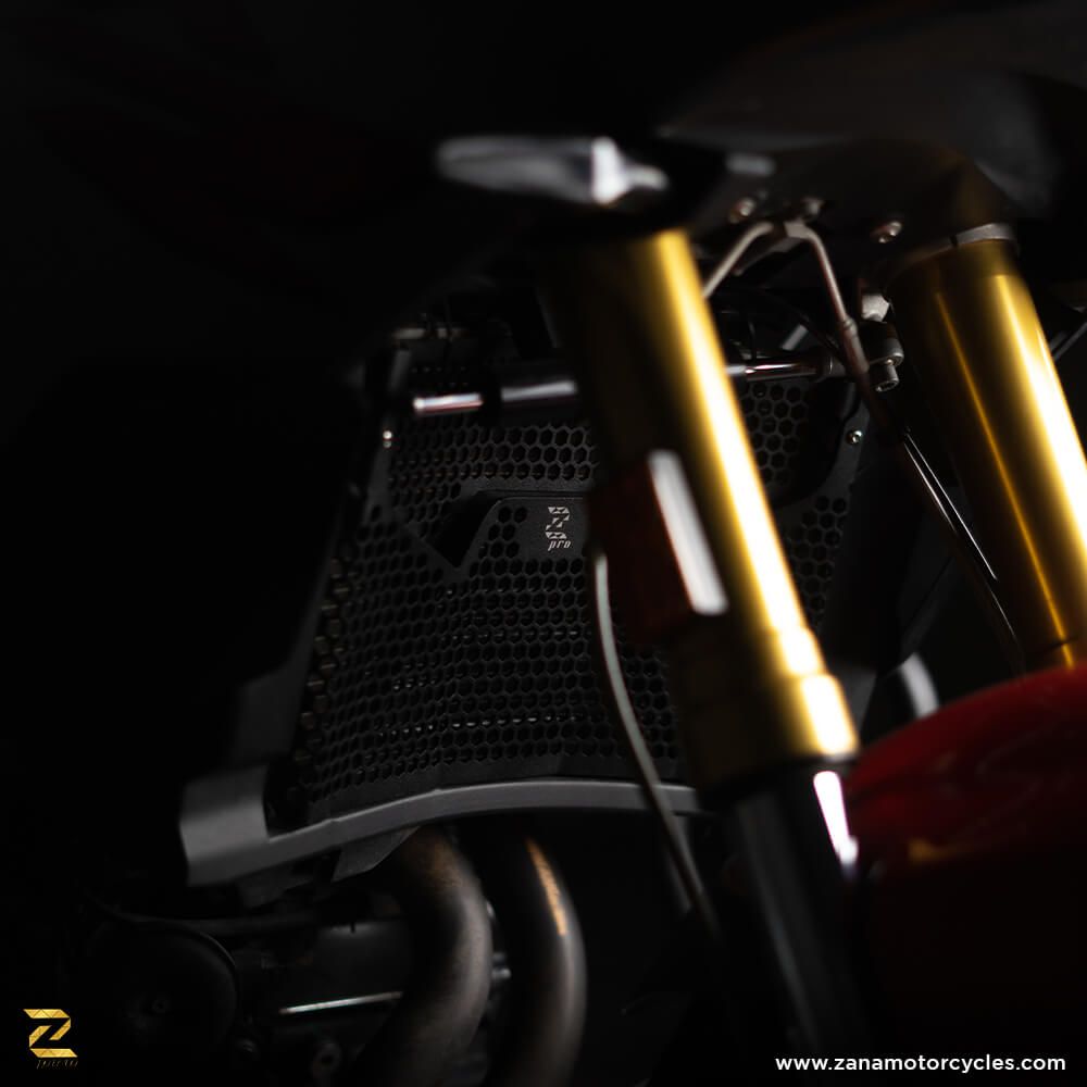 ZANA Radiator Guard Honeycomb Black (2 Pcs Set) for BMW F 900 XR - ZP-059