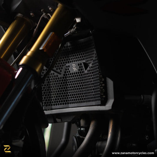 ZANA Radiator Guard Honeycomb Black (2 Pcs Set) for BMW F 900 XR - ZP-059