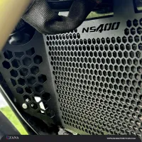 ZANA Radiator Guard Honeycomb Black for Pulsar NS400Z (Coming Soon) - ZI-8516